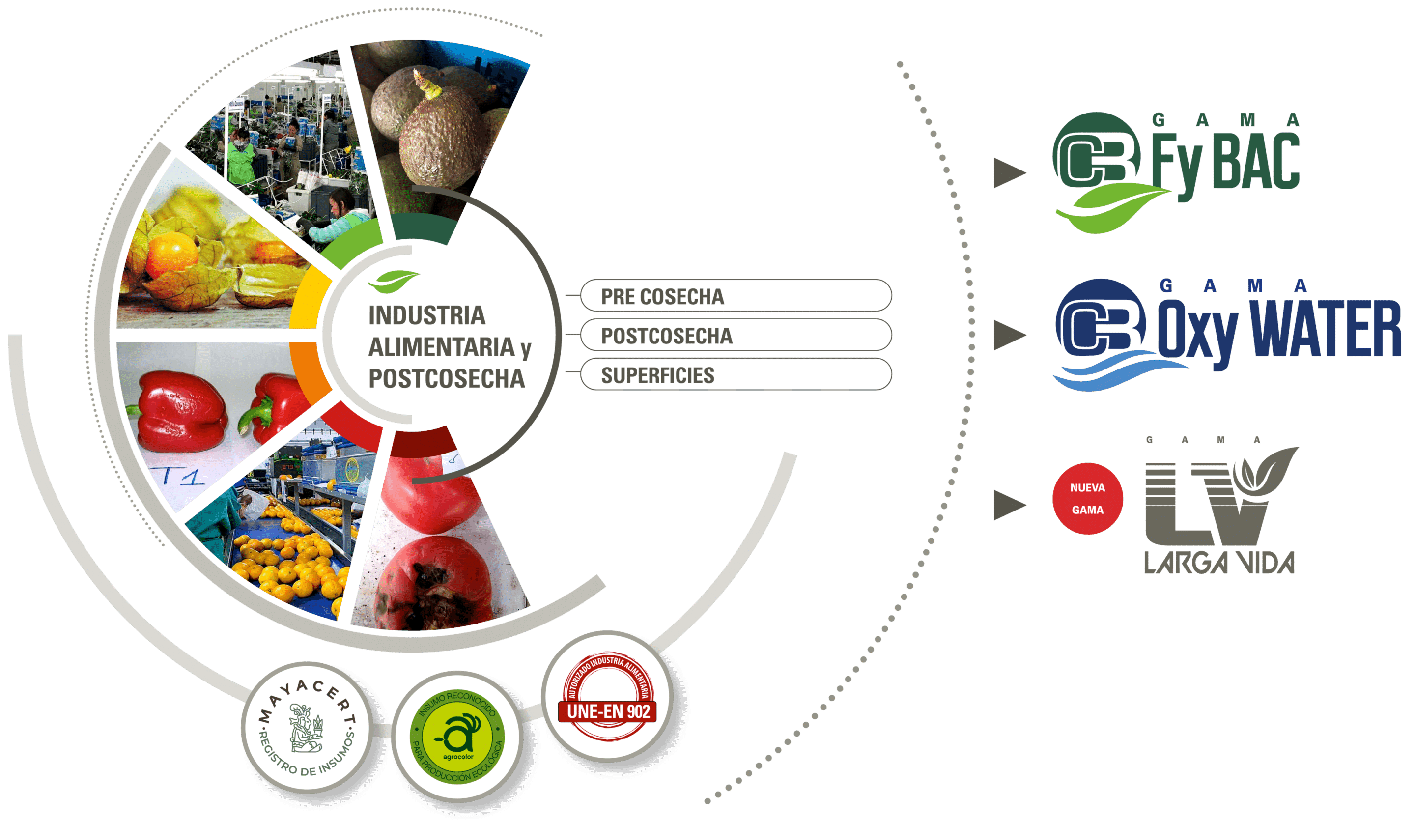 Industria alimentaria y Postcosecha: sellos de calidad